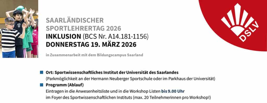 Einladung Sportlehrertag